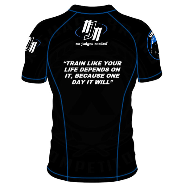 Jiu Jitsu Cop Rash Guard No Judges Needed