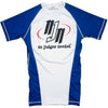 Rash Guard Blue Ranked Short Sleeve | No Judges Needed