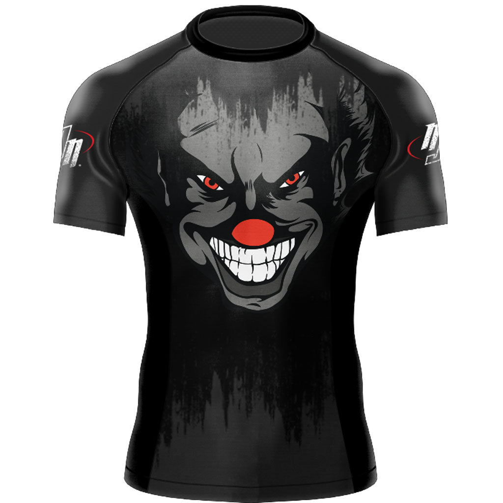 Youth Creepy the Clown Rash Guard | No Judges Needed