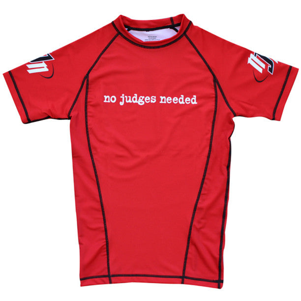 BJJ rash guard short sleeve | No Judges Needed