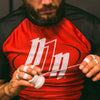 Red And Black Rash Guard | No Judges Needed