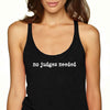 NJN Ladies Racerback Tank Black | No Judges Needed