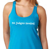 NJN Ladies Racerback Tank Turqoise | No Judges Needed