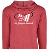 NJN Pullover Hoodie-Heather Cardinal | No Judges Needed